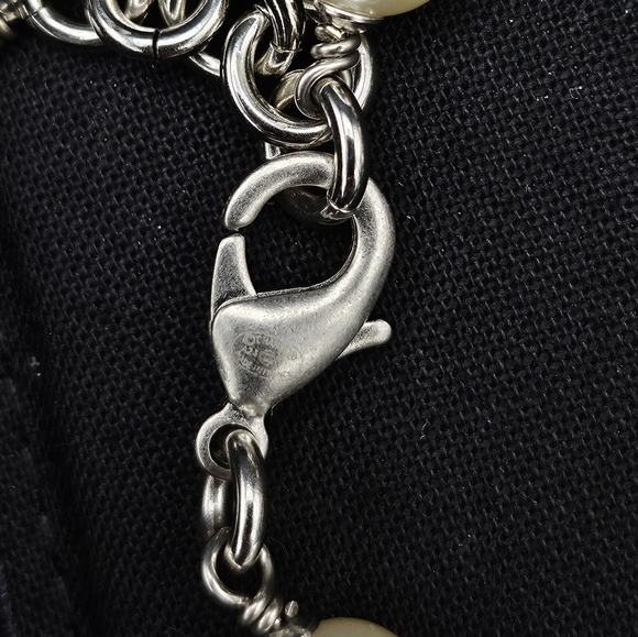 Brand New 2023 authentic Chanel 5 crystal cc pearly long necklace - Picture 16 of 16